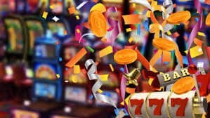 Slot Game Reel Spin နှင့် Winning Line မြင်ကွင်း